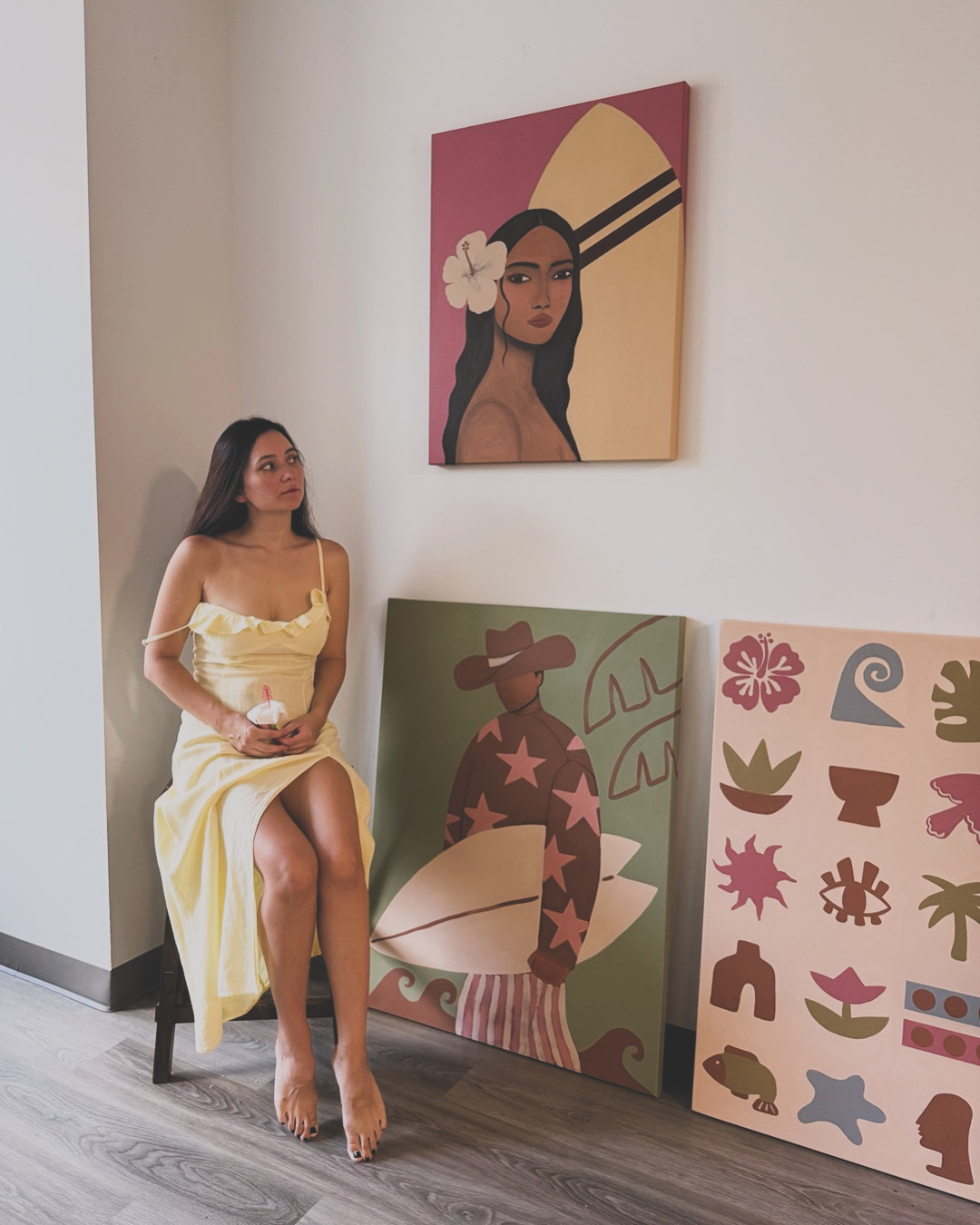 Diana Shirinova in her Honolulu studio
