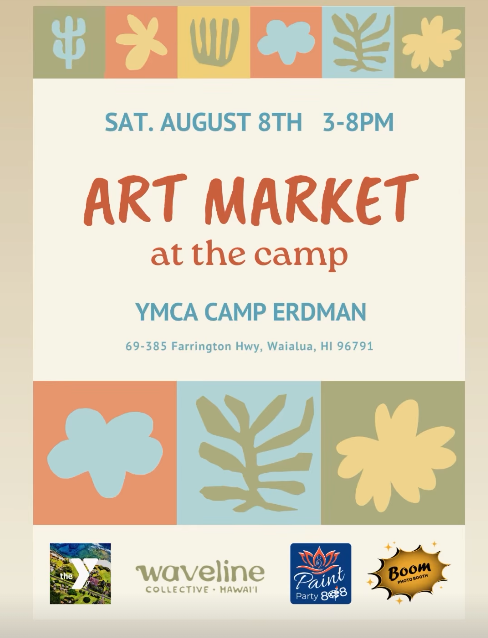 Art Market at the Camp — YMCA Camp Erdman, Saturday August 8th, 3–8pm